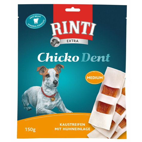 Finnern Rinti Snacks,Rin.Chicko Dent Kylling Medi 150g
