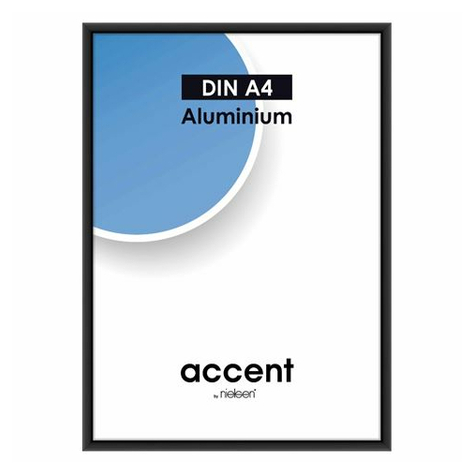Nielsen Fotoramme Accent 52126 Aluminium 21x29,7cm Sort Mat - Ramme/Album