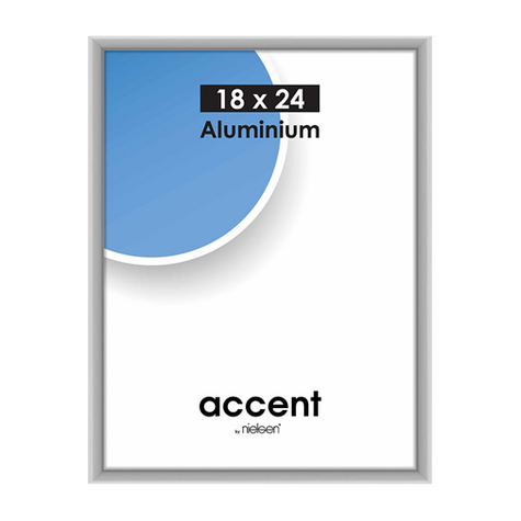 Nielsen Accent 18x24 Aluminium Sølv Mat 53424