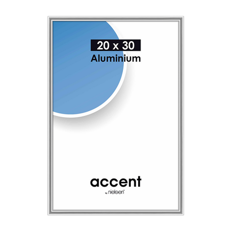 Nielsen Accent 20x30 Aluminum Silver 53523