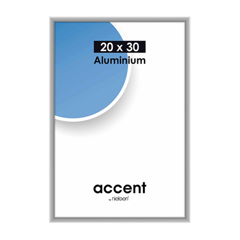 Nielsen Accent 20x30 Aluminium Sølv Mat 53524