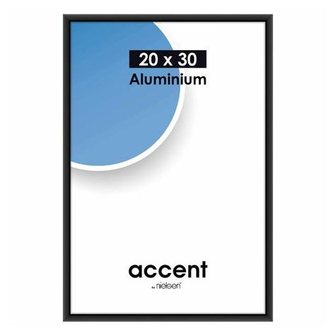 Nielsen Accent 20x30 Aluminum Black Matt 53526