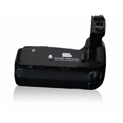 Pixel Battery Grip E9 Voor Canon Eos 60d
