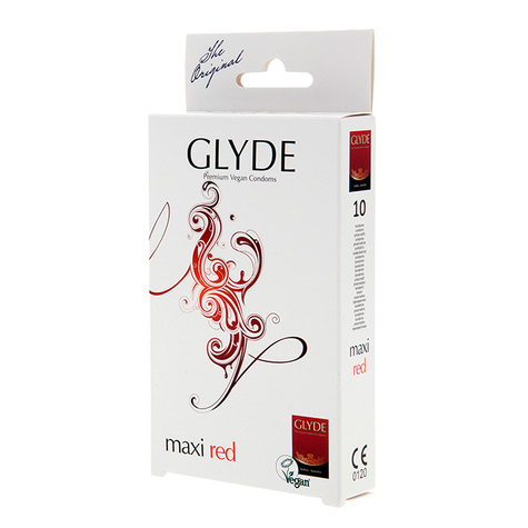 Kondomer : Glyde Ultra Maxi Red - 10 Store Kondomer
