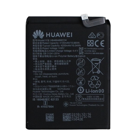 Huawei Hb486486ecw Mate 20 Pro, P30 Pro 4200mah Originalt Batteri