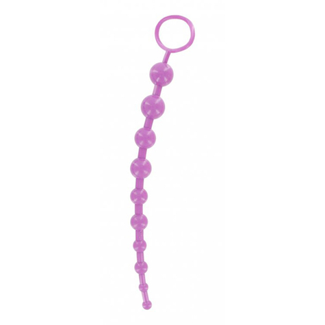 Anal Dildo : Long Anal Beads Purple