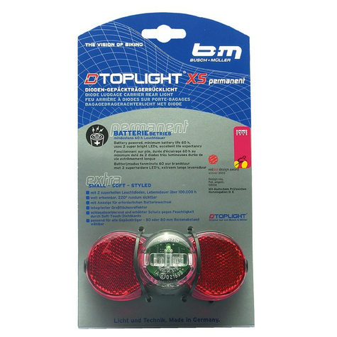 Battery Light B&M D-Toplight Xs