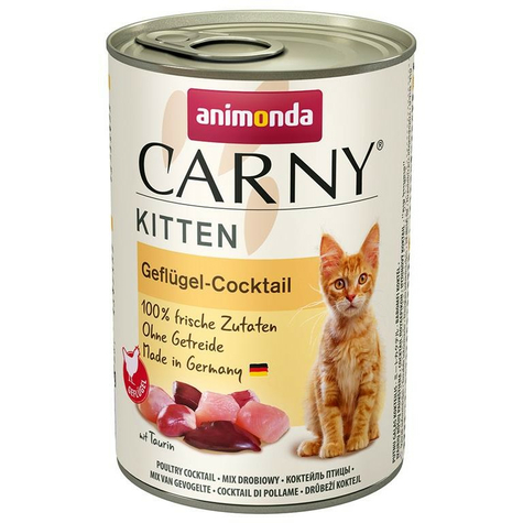 Animonda Cat Dose Carny Kitten Fjerkræ Cocktail 400g