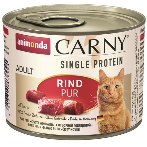 Animonda Cat Dose Carny Voksen Single Protein Pure Beef 200
