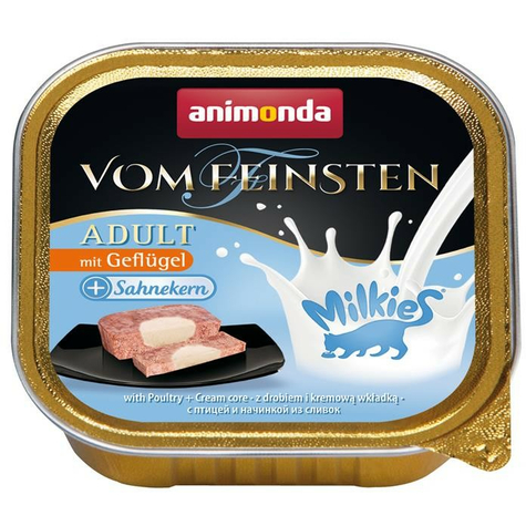 Animonda Cat Vom Feinsten Med Fjerkræ+Creme Kerne 100g
