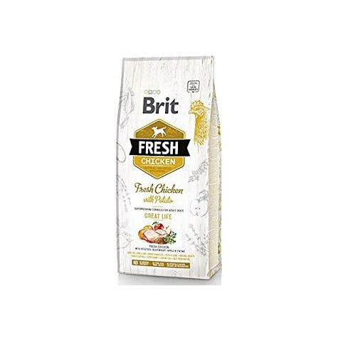 Brit Fresh Dog - Voksen - Kylling - Great Life, 12kg