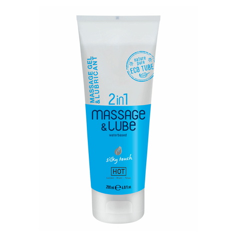 2 I 1 Varm Massagegel Og Glidecreme - Silky Touch