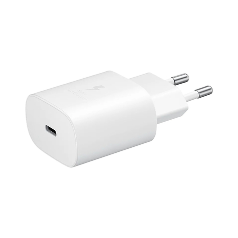 Samsung Epta800nwegeu Usb Adapter Whitout Cable Original Usb Type C 25w Charger 3a White