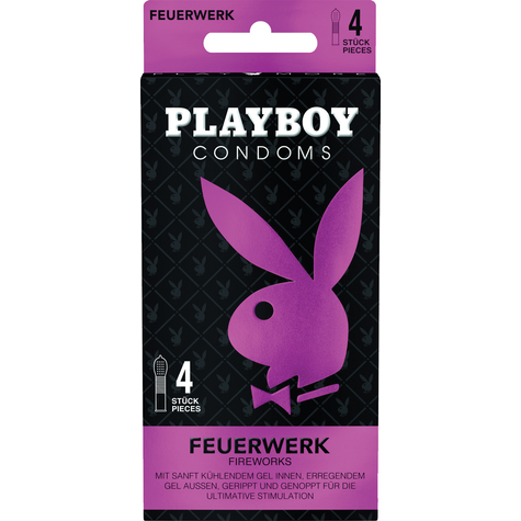 Playboy Kondomer Fyrværkeri 4er