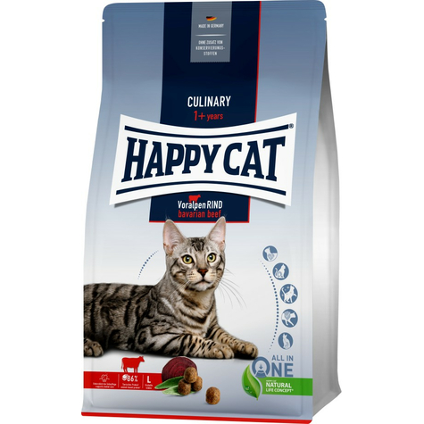 Happy Cat Culinary Adult Pre-Alpine Oksekød 1300 G