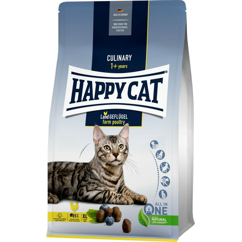 Happy Cat Culinary Adult Land Fjerkræ 4 Kg