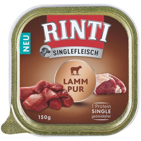 Rinti Single Meat Pure Lamb 150g Skål
