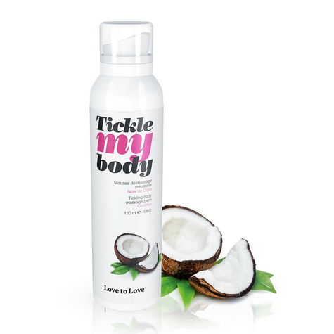 Love To Love - Tickle My Body - Massageskum - Kokosnød - 150 Ml