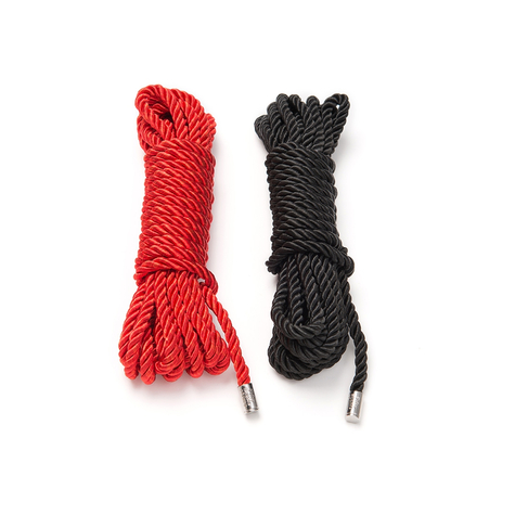 corde : halvtreds nuancer af grå restrain me bondage rope twin pack
