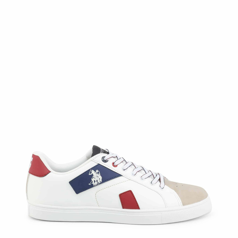 Schuhe & Sneakers & Herren & U.S. Polo Assn. & Fetz4136s0_Y3_Whi-Red & Weiß