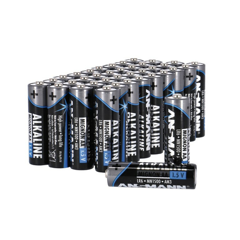 Batterie Ansmann Red Alkaline Micro Lr061,5 V, 1 X = 1 Box Mit 40 Stück!        