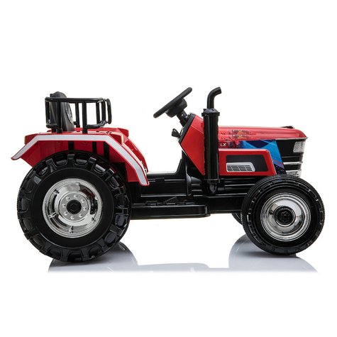 Elektrisk Bil Til Børn - Elektrisk Traktor Stor - 12v7a Batteri, 2 Motorer 35w Med 2,4ghz Fjernbetjening - Rød