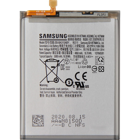 Samsung Eb-Ba315 Lithium-Ion-Batteri A315f Galaxy A31 2020 5000mah