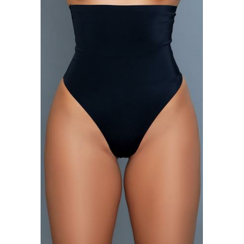Daily Comfort Shaping Thong With A High Waist Black