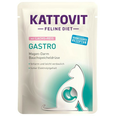 Kattovit Gastro Laks+Æg 85gp