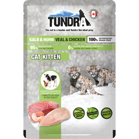 Tundra Cat Kitt Kalv+Kylling 85gp