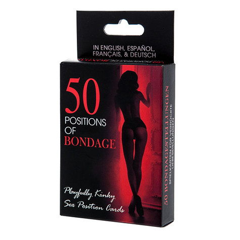 50 positioner af bondage sex positionskort