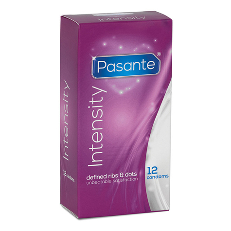 Kondomer Stimulants Avec Nervures : Pasante Intensity Kondomer 12 Pakker