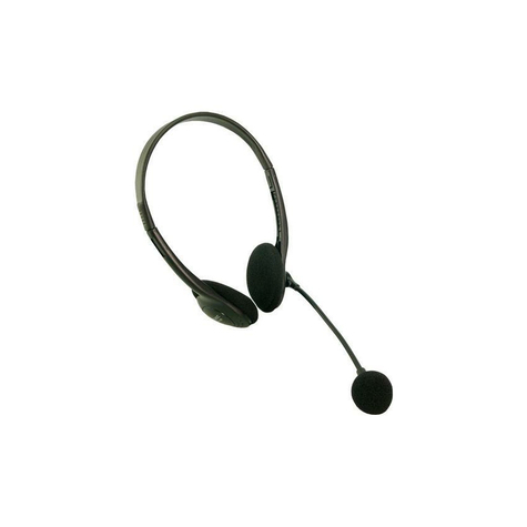LogiLink Stereo Headset med mikrofon, sort (HS0002)