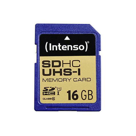 Sdhc 16 Gb Intenso Premium Cl10 Uhs-I Blister