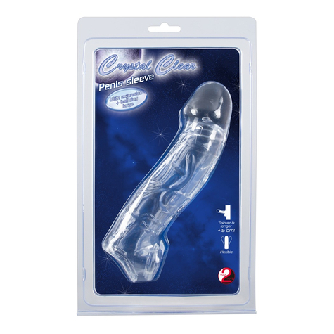 Crystal Clear Penis Sleeve Med