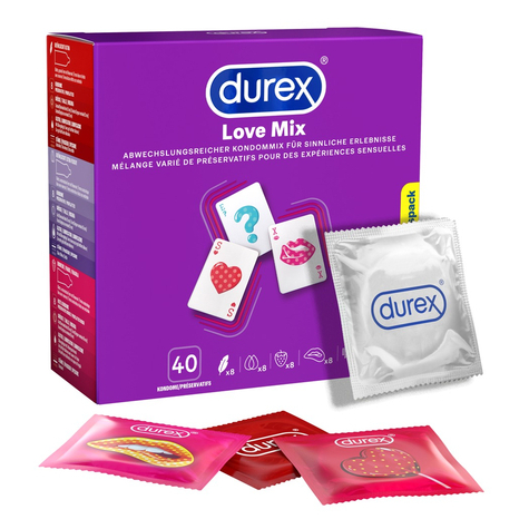 Kondomer Durex Love Mix 40'Erne