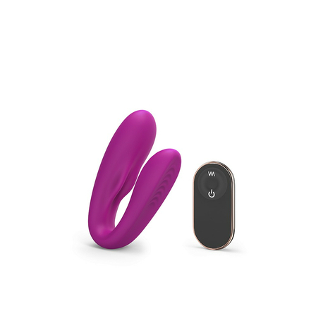 Love To Love - Match Up - Couple Vibrator With Remote Control - Pink