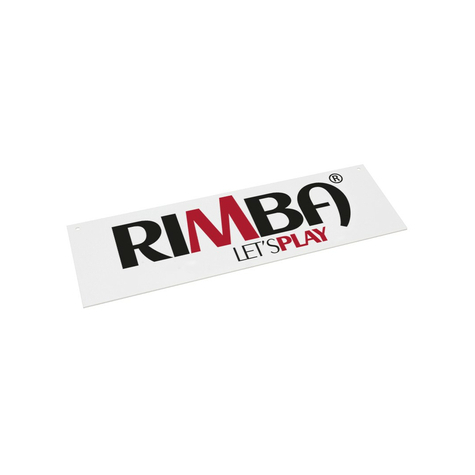 Rimba - Skilt Med Logo Rimba Let's Play