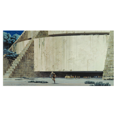 Non-Woven Wallpaper - Star Wars Classic Rmq Yavin Temple - Størrelse 500 X 250 Cm