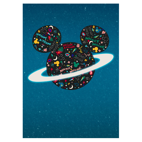 Ikke-Vævet Fototapet - Planet Mickey - Størrelse 200 X 280 Cm