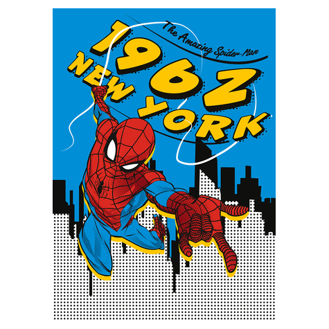 Ikke-Vævet Fototapet - Spider-Man 1962 - Størrelse 200 X 280 Cm