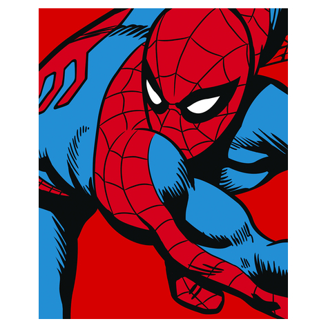 Non-Woven Wallpaper - Marvel Powerup Spider-Man Watchout - Størrelse 200 X 250 Cm