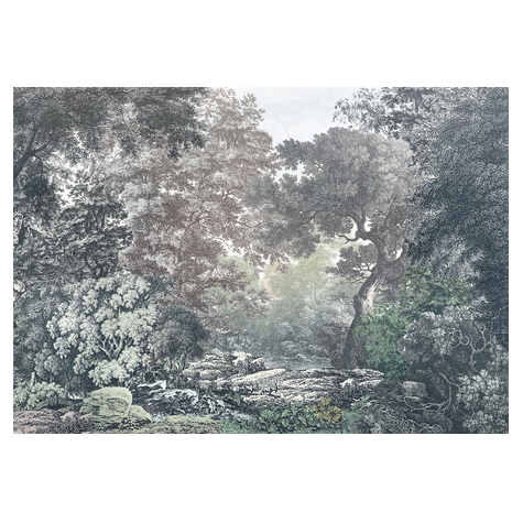 Non-Woven Tapet - Fairytale Forest - Størrelse 400 X 280 Cm
