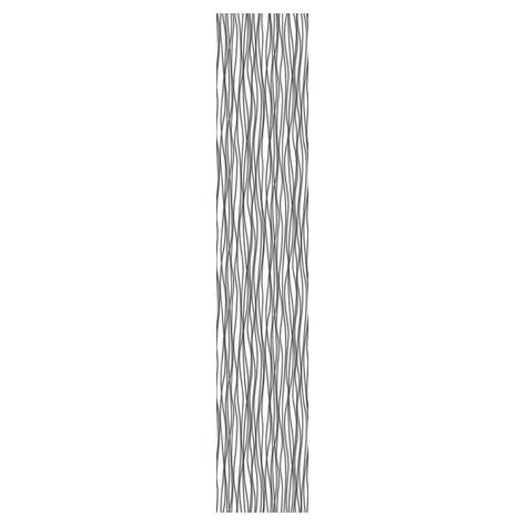 Ikke-Vævet Fototapet - Zebra - Størrelse 50 X 270 Cm