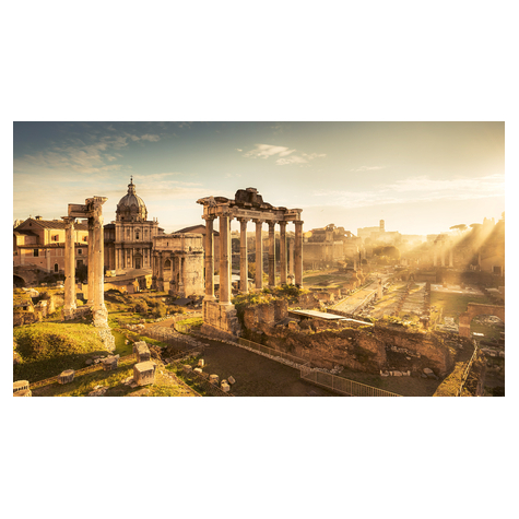 Ikke-Vævet Fototapet - Forum Romanum - Størrelse 500 X 280 Cm