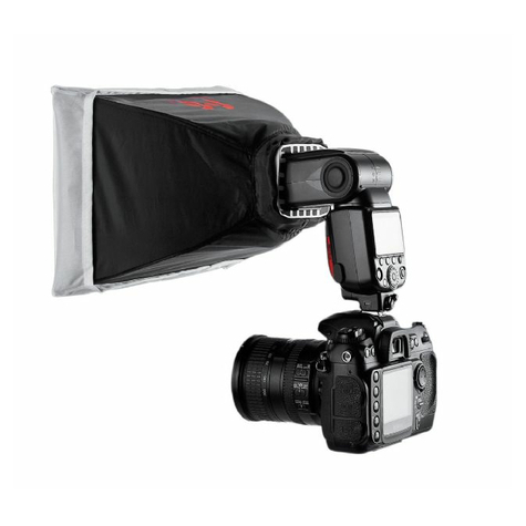 Falcon Eyes Softbox Hvid Fga-Sb2030w 20x30 Cm Til Speedlite Kamera Flash