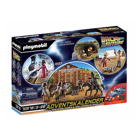 Playmobil Adventskalender Tilbage Til Fremtiden Iii (70576)