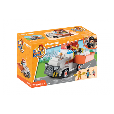 Playmobil Duck On Call - Køretøj Til Nødhjælpslæge (70916)