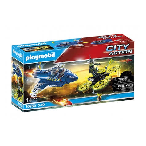 Playmobil City Action - Politiets Jagt Med Jetdrone (70780)