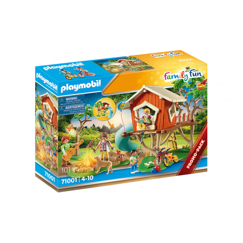 Playmobil Family Fun - Eventyrtræhus Med Rutsjebane (71001)